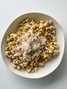 Sweet Heat Parmesan Popcorn