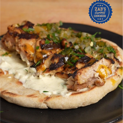 Hot Honey Mustard Chicken Pita